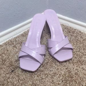 Adorable Purple Mini Heels